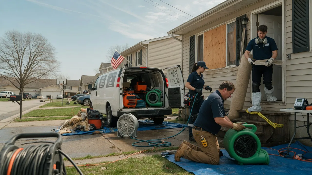 Water Damage Restoration in Bluejacket, OK near me